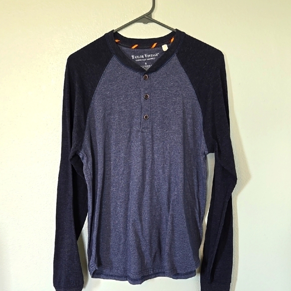 Taylor Vintage Navy Tee Size Small - Picture 1 of 4